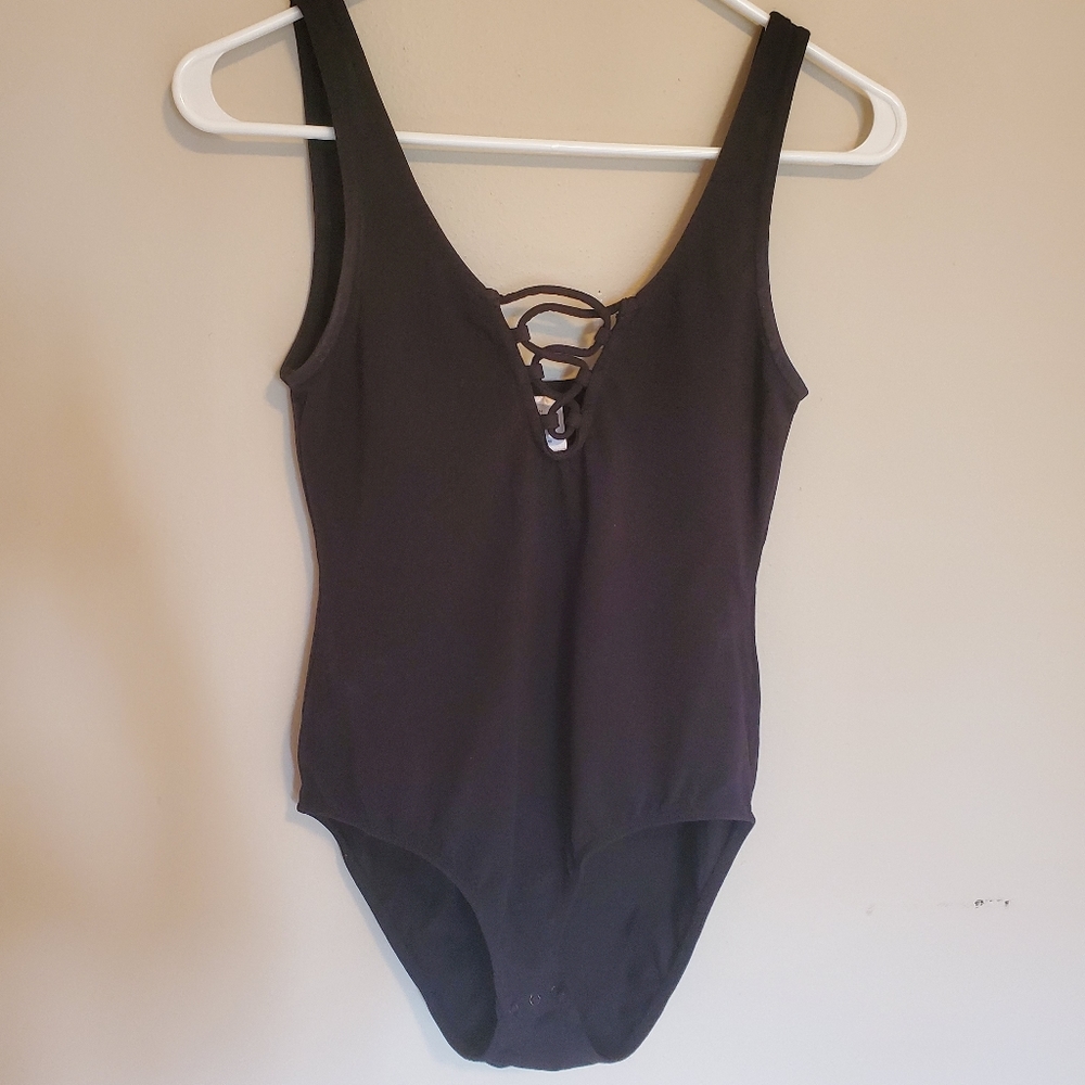 HM lace top bodysuit